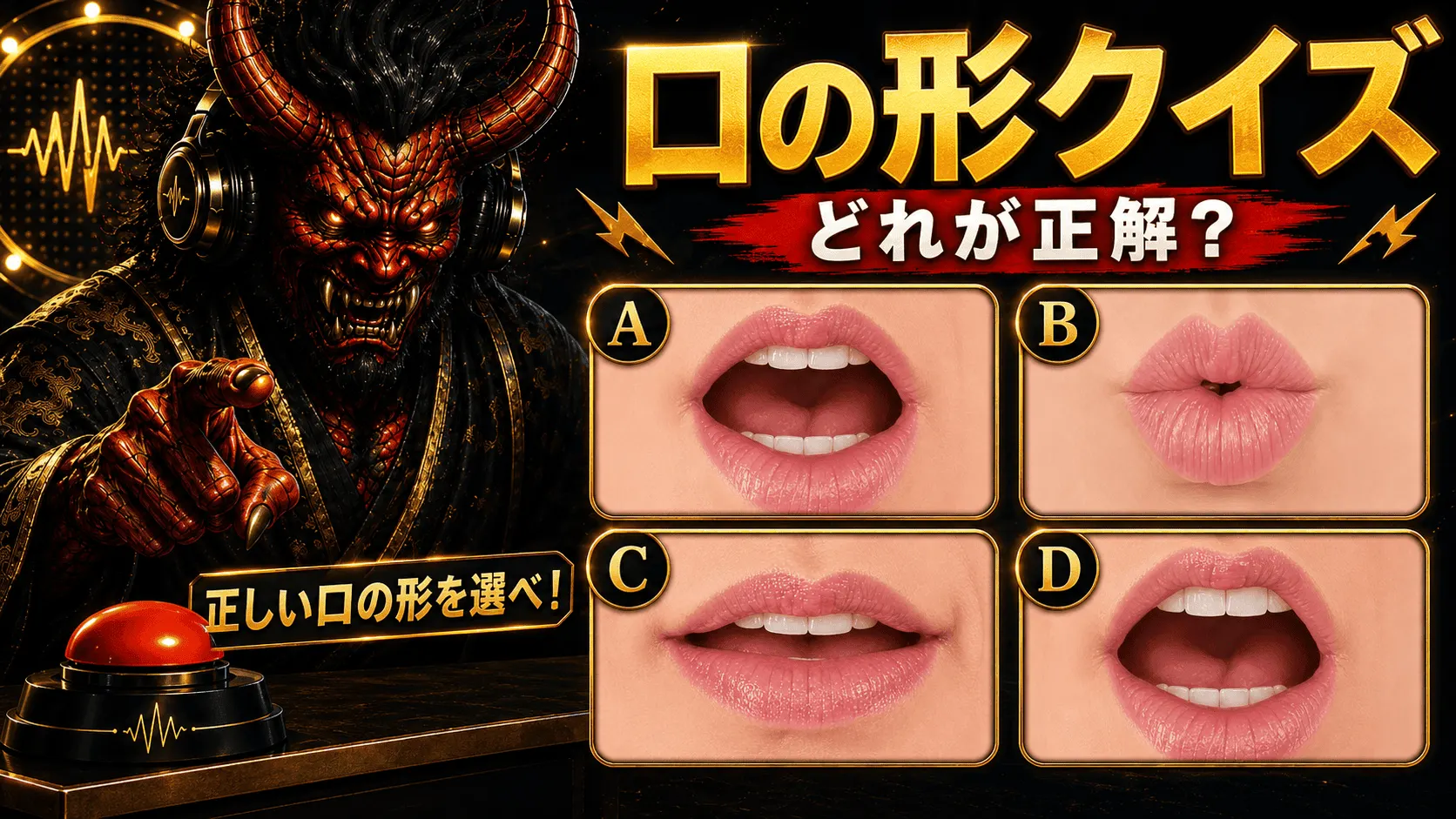 母音クイズ
